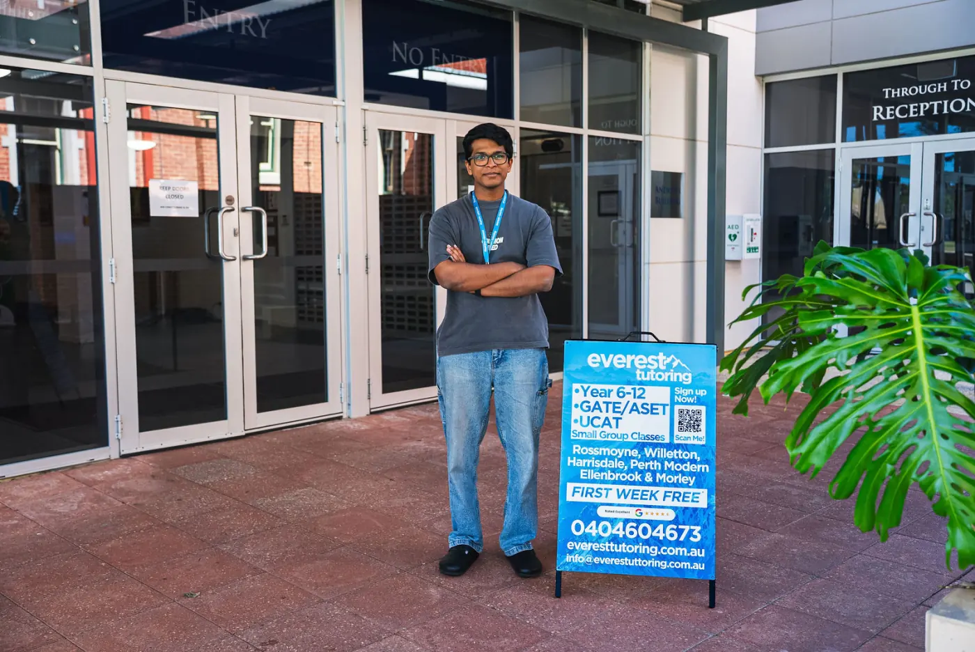 The Perth Modern School entrance where Everest runs its Subiaco sessions