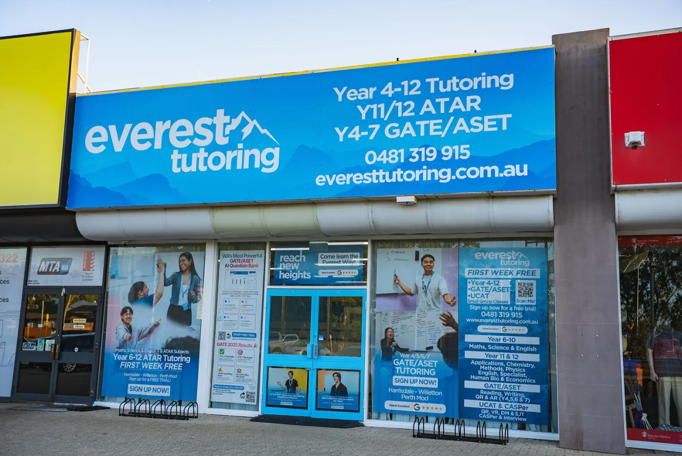 Everest Tutoring Willetton shopfront